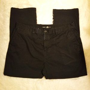 Old Navy Chino Pants Black Ultimate Straight Built In Flex Mens Size 40x30